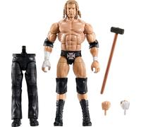Mattel WWE Elite Collection SummerSlam con William Regal Triple H Figura de acción y accesorios, conjunto de juego de los principales eventos en directo con piezas para construir, JCJ57