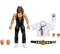 Mattel WWE Elite Collection SummerSlam Series Mankind Figura de acción y accesorios, conjunto de juego de los principales eventos en directo con piezas para construir a Jesse “The Body” Ventura, JHX81