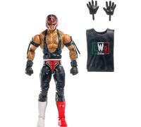 Mattel WWE Elite Collection Top Picks Figura de acciσn y accesorios Set Rey Mysterio Coleccionable de 6 pulgadas con anillo de manos intercambiab