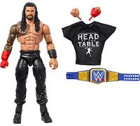 Mattel WWE Elite Collection Top Picks - Juego de figuras de acción y accesorios, Roman Reigns de 6 pulgadas, coleccionable con articulación y piezas intercambiables