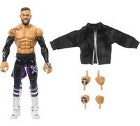 Mattel WWE Elite Figura de acción y accesorios, Finn Balor coleccionable de 6 pulgadas con 25 puntos de articulación, aspecto realista y manos intercambiables