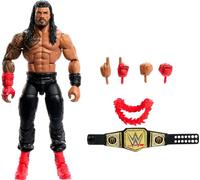 Mattel WWE Elite - Figura de acción y accesorios, serie #110 Roman Reigns coleccionable de 6 pulgadas con 25 puntos de articulación y manos intercambiables