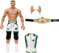 Mattel WWE Elite Figura de acción y accesorios, serie #117 de 6 pulgadas coleccionable Grayson Waller con 25 puntos de articulación y manos intercambiables