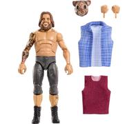 Mattel WWE Elite Figura de acción y accesorios, serie #120, Joe Gacy coleccionable de 6 pulgadas con 25 puntos de articulación y manos intercambiables