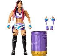 Mattel WWE Elite - Figura de acción y accesorios, serie #122, colección Iyo Sky de 6 pulgadas con 25 puntos de articulación y manos intercambiables
