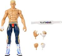 Mattel WWE Elite - Figura de acción y accesorios, serie #125, colección Cody Rhodes de 6 pulgadas con 25 puntos de articulación y manos intercambiables