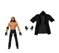 Mattel WWE Elite Series116 AJ Styles Figura de acción y accesorios, figura de acción coleccionable de 15,24cm con 25puntos de articulación y manos intercambiables, JCJ05