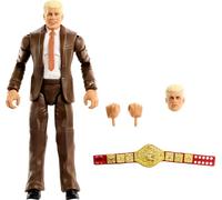 WWE Figura de acción Cody Rhodes 15,24 cm, 25 puntos de articulación, manos intercambiables JCJ31