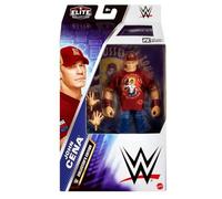 Mattel WWE Elite Series120 John Cena Figura de acción y Accesorios, Figura de acción Coleccionable de 15,24cm con 25puntos de articulación y Manos Intercambiables, JGV13