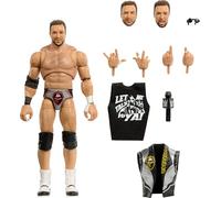 Mattel WWE - Figura de acción y Accesorios de edición definitiva, Juego Coleccionable de Caballero de Los Ángeles, Cabezas y Manos Intercambiables, 30 Puntos de articulación