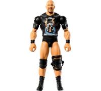 Mattel WWE Main Event Series152 “Stone Cold” Steve Austin Figura de acción coleccionable de 15,24cm con 10 puntos de articulación y aspecto realista, JCV32