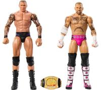 Mattel WWE Main Event Series19 CM Punk vs Randy Orton Pack de 2 figuras de acción y accesorio, conjunto de juego coleccionable, JCV71