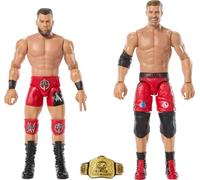 Mattel WWE Main Event Showdown - Figuras de acción con accesorio, serie #22 Austin Theory y Grayson Waller, juego coleccionable de 6 pulgadas