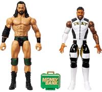 Mattel WWE Main Event Showdown - Figuras de acción con accesorio, serie #23 Jey USO vs Drew McIntyre, juego coleccionable, 6 pulgadas