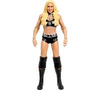 Mattel WWE Serie 142 Luchadora Charlotte Flair, figura de acción articulada de aspecto realista, 15 cm, juguete +6 años, HTW21