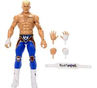 Mattel WWE Top Picks Elite - Juego de Figura de acción y Accesorios, The American Nightmare Cody Rhodes de 6 Pulgadas, Coleccionable con Manos Intercambiables, Equipo de Anillo y 25 Puntos de