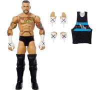 Mattel WWE Top Picks Elite - Juego de figuras de acción y accesorios, CM Punk de 6 pulgadas, coleccionable con manos intercambiables, equipo de anillo y 25 puntos de articulación