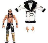 Mattel WWE Top Picks Elite - Juego de figuras de acción y accesorios, Seth "Freakin" Rollins de 6 pulgadas, coleccionable con manos intercambiables, equipo de anillo y 25 puntos de articulación