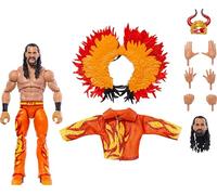Mattel WWE Ultimate Edition Fan Takeover Seth Rollins, Figura de acción de luchador con accesorios, cabezas extra y manos intercambiables, juguete regalo para niños y niñas +8 años, HVV71