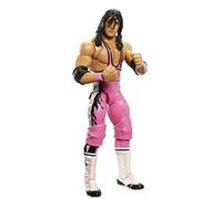 Mattel WWE Ultimate Edition Figura de acción Bret Hit Man Hart Legends Coleccionable con Accesorios Intercambiables, Cabezas adicionales y Manos Intercambiables, HLN20