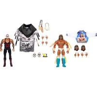 Mattel WWE Ultimate Edition - Figura de acción de 2 unidades, Greatest Grudges '92, juego coleccionable con Ultimate Warrior & Papa Shango, superestrellas y accesorios de 6 pulgadas