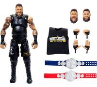 Mattel WWE Ultimate Edition - Figura de acción de adquisición de fanáticos, juego coleccionable de Kevin Owens con accesorios intercambiables como cabezas adicionales y manos intercambiables