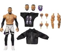 Mattel WWE Ultimate Edition - Figura de acción y accesorios, juego coleccionable de Finn Balor de 6 pulgadas, cabezas y manos intercambiables, 30 puntos de articulación