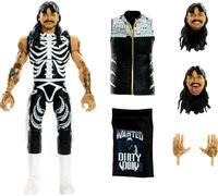 Mattel WWE Ultimate Edition Figura Dominik Mysterio y Accesorios | Figura coleccionable de 15 cm de “Dirty” Dominik Mysterio, cabezas y manos intercambiables, 30 puntos de articulación, JHV90
