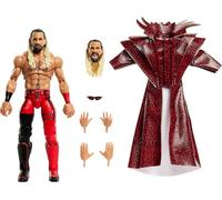 Mattel WWE Ultimate Edition Figura Seth Rollins y Accesorios | Figura Seth Rollins de 15 cm con cabezas y manos intercambiables, 30 puntos de articulación, coleccionable, JHV94