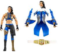 Mattel WWE Ultimate Edition Juego de Cifras de acción y Accesorios Bayley de 6 Pulgadas Coleccionable con Cabezas y Manos Intercambiables, 30 Puntos de articulación