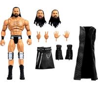 Mattel – Figura de acción WWE Drew McIntyre – 6 pulg., cabezas/manos intercambiables, 30 art.