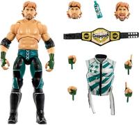 Mattel WWE Ultimate Edition - Juego de figuras de acción y accesorios, Logan Paul de 6 pulgadas coleccionable con cabezas y manos intercambiables, 30 puntos de articulación