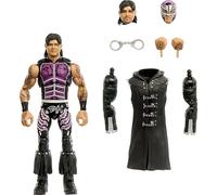 Mattel WWE Ultimative Edition - Figura de acción y accesorios de 15,24 cm Dominik Mysterio coleccionable, cabezas y manos intercambiables, 30 puntos de articulación