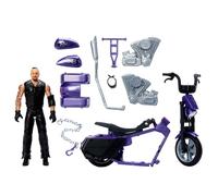 Mattel WWE Undertaker con Wrekkin' Boneyard Slamcycle Figura de acción con moto de juguete con piezas separables y accesorios, +6 años, HTR84