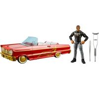 Mattel WWE Vehículo de Juguete y Set de Figura de Acción Rey Mysterio