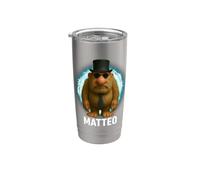 Matteo Mateo Matteooo Italiano Brainrot Meme Kid Para Niños Vaso térmico de acero inoxidable de doble pared