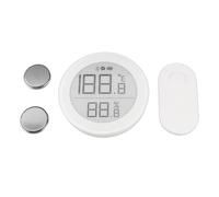 Matter Smart Home Monitor de temperatura y humedad Pantalla de tinta electrónica Sensor suizo Lecturas precisas Funciona con las aplicaciones Home y Mi Home Montaje magnético (Rosca BT (T))