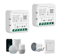 Matter Switch, Interruptor Inteligente Alexa, Matter Interruptores Inteligentes, Smart Switch para Alexa,google, Tuya App, Smart Life App, Max 16A, Conductor Neutro Necesario