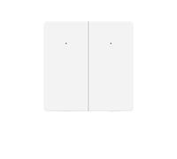 Matter wifi Interruptor de luz WiFi inteligente con botón grande, interruptor neutro para habilitar la aplicación,temporizador, control de voz, interruptor de luz Matter Homekit(2 bandas)