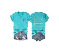 Matteres Querida Persona detrás de mí Camisetas de Cuello de Moda para Mujeres (Gris XL)