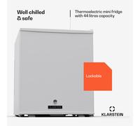 Matterhorn 44 mini nevera 44 litros 35 dB compacta con cerradura Klarstein