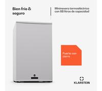 Matterhorn 68 mini nevera 68 litros 35 dB compacta con cerradura