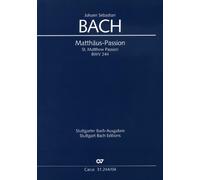 Matthäus de Passion bwv244: para Soli, Gem Coro y Orquesta (Piano DT/EN)