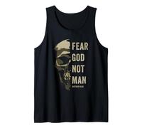 Matthew 10:2 Fear God Not Man - Christian Faith Bible Gospel Camiseta sin Mangas