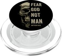 Matthew 10:2 Fear God Not Man - Christian Faith Bible Gospel PopSockets PopGrip para MagSafe