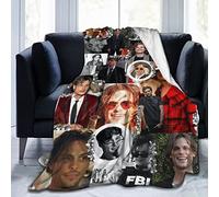 Matthew Gray Gubler - Multiusos, súper suave, esponjoso, cálido, acogedor, afelpado, grueso, para cuna, sofá, silla, sala de estar, regalos, viajes, playa, decoración, 125 cm x 100 cm