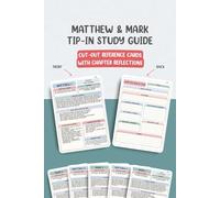 Matthew & Mark Chapter-by-Chapter Tip-In Bible Study Guide: Cut-Out Reference Cards with Chapter Reflections (Complete Chapter-by-Chapter Tip-In Bible Study Series)