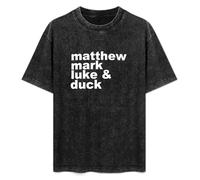 Matthew Mark Luke & Duck Cult Movie Unisex T-Shirt Black Mens Top tee 3XL