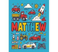 Matthew Personalized Sketch Book: Glossy Cover with 100+ Pages for drawing, coloring and using imagination. First few sheets have idea starters. ... go, and better than screens and electronics.