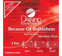 Matthew West - Debido a la pista de acompañamiento/rendimiento de Belén
